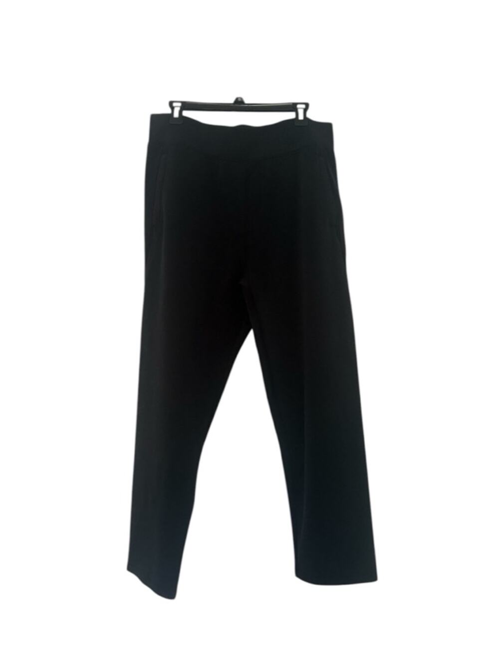 Women's Westbound Black Rayon Lounge Pants Straight Leg Sweatpants Large